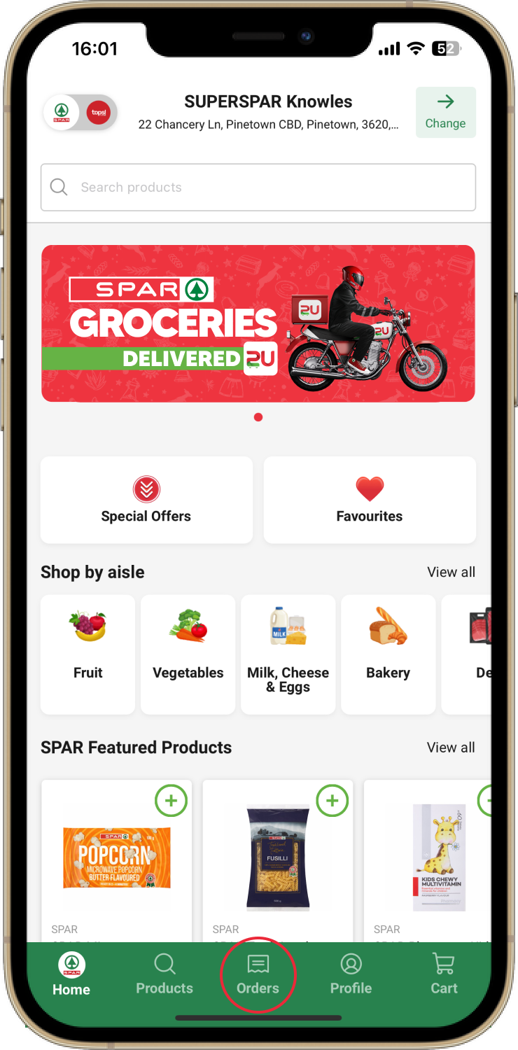 SPAR2U delivery Logo