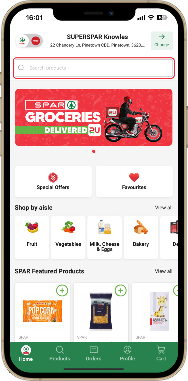 SPAR2U delivery Logo